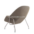 Saarinen Womb Chair &amp; Otomano em lã de caxemira